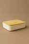 Hermia Set de Cajas de Almuerzo de 2 Piezas Verde y Amarillo